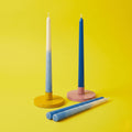 Tapered Stick Set Of 4 Candles - Blue